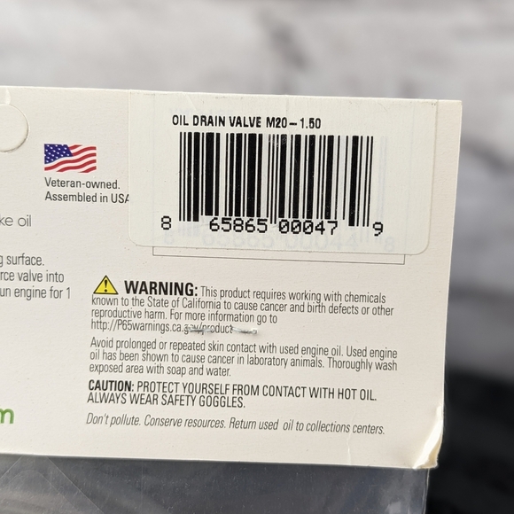 OEM ValvoMax M20-1.50 quick twist oil drain plug system plug - Picture 3 of 8